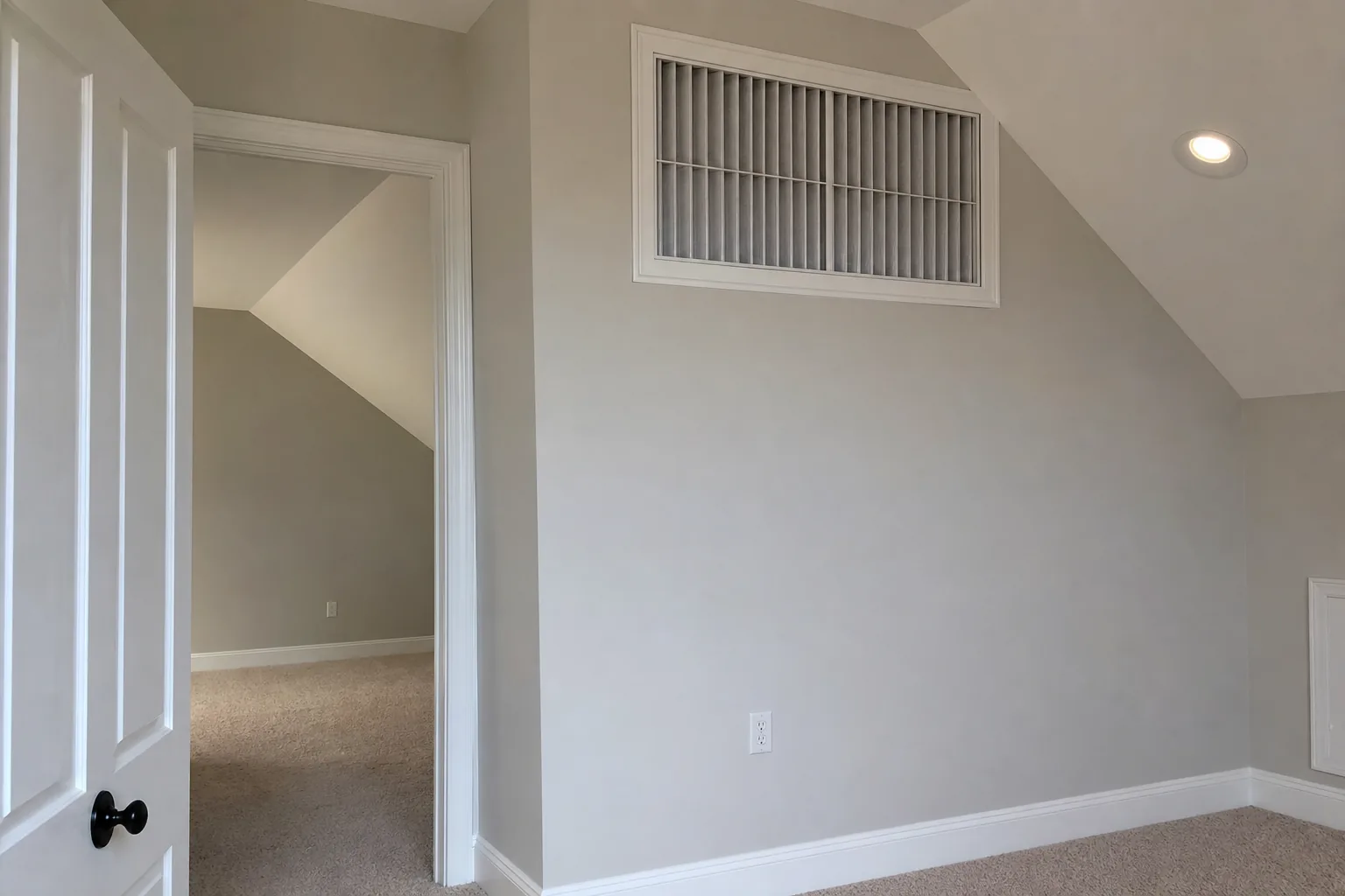 Indoor air-quality equipment in a Baldwin County home bonus room, maintenance view